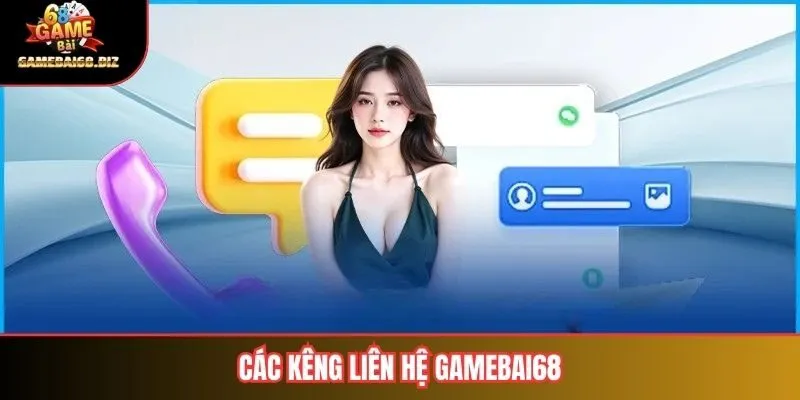 Các kênh liên hệ Gamebai68