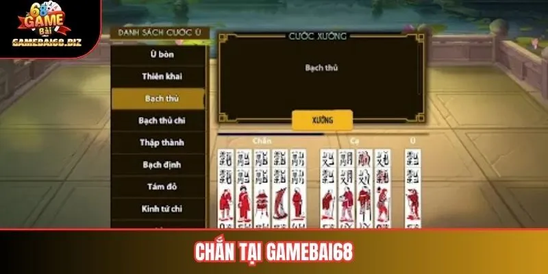 Chắn tại Gamebai68