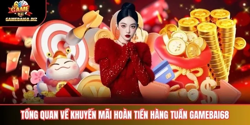 Tổng quan về khuyến mãi hoàn tiền hàng tuần gamebai68