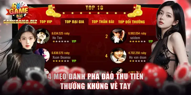 4 mẹo đánh phá đảo thu tiền thưởng khủng về tay