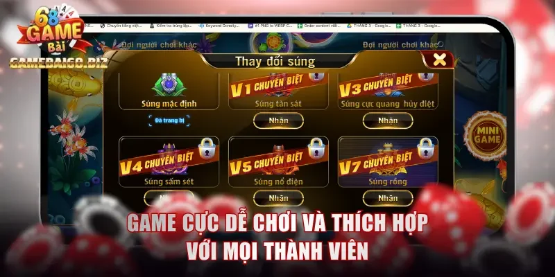 Game cực dễ chơi và thích hợp với mọi thành viên