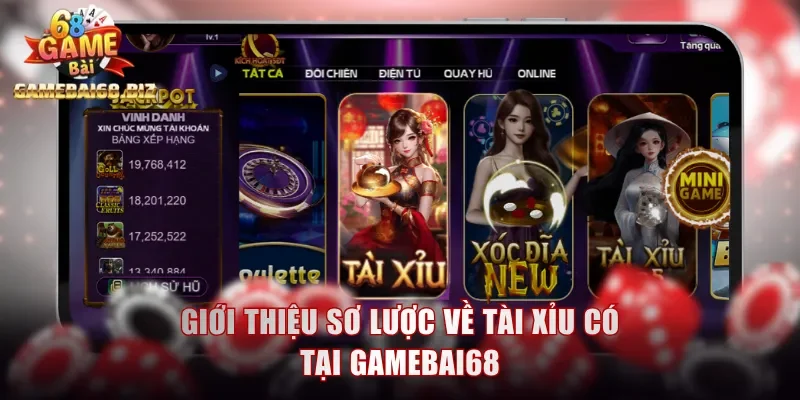 Hướng Dẫn 3 Mẹo Đánh Tài Xỉu Gamebai68 Ăn Tiền Nhanh Nhất 1 Giới thiệu sơ lược về Tài Xỉu có tại Gamebai68